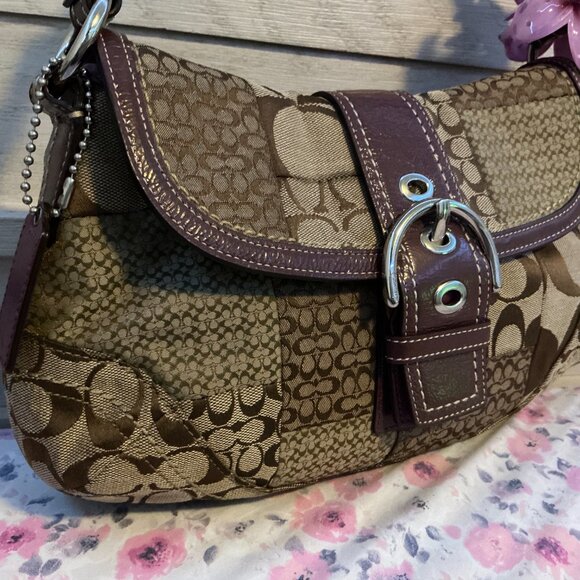 [SOLD] Y2K Coach Patchwork Soho Shoulder Bag - Picture 6 of 7
